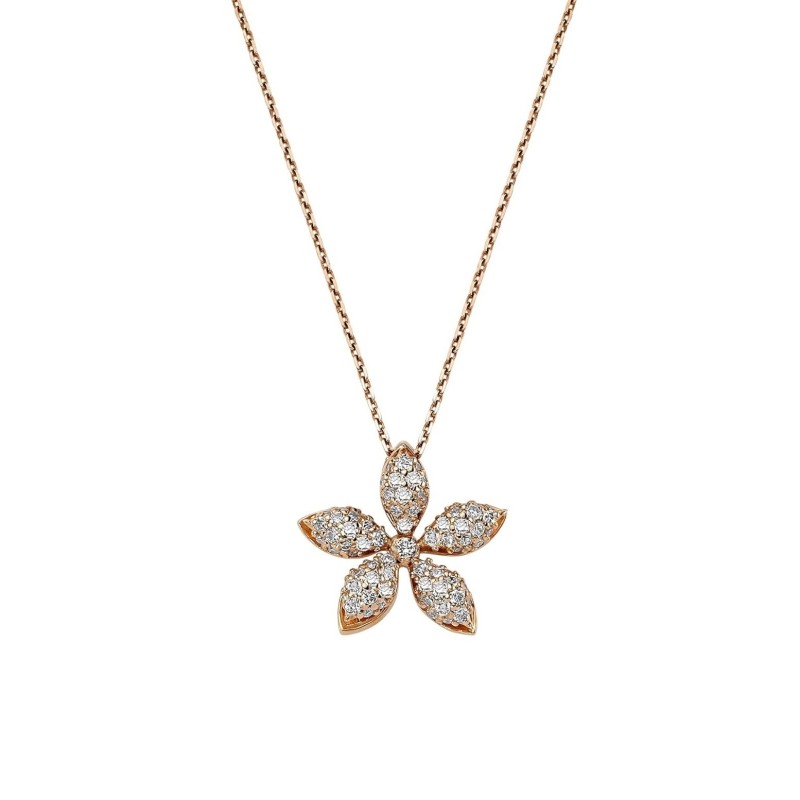 Bee Goddess Apple Seed14k Rose Gold Necklace, KL29949