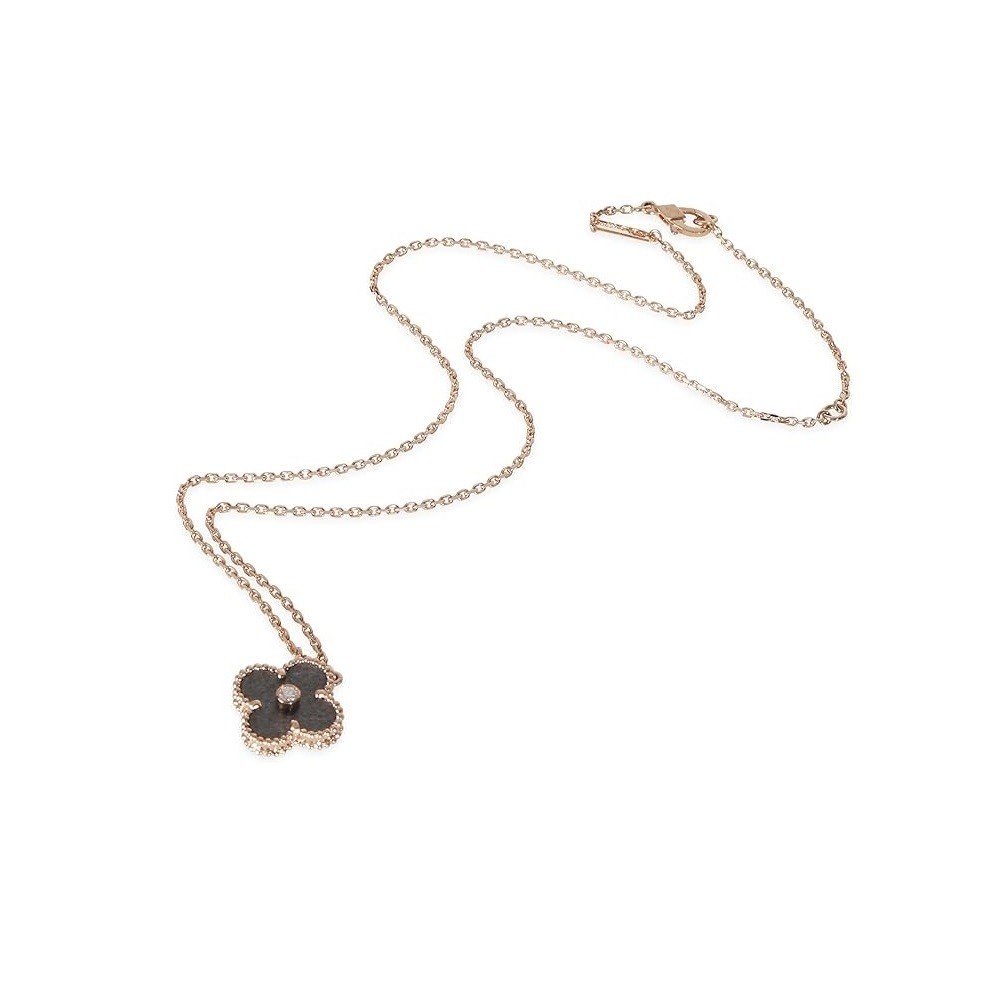 Van Cleef & Arpels Pre-Loved, Vintage Alhambra Limited Edition Pendant, 16 in