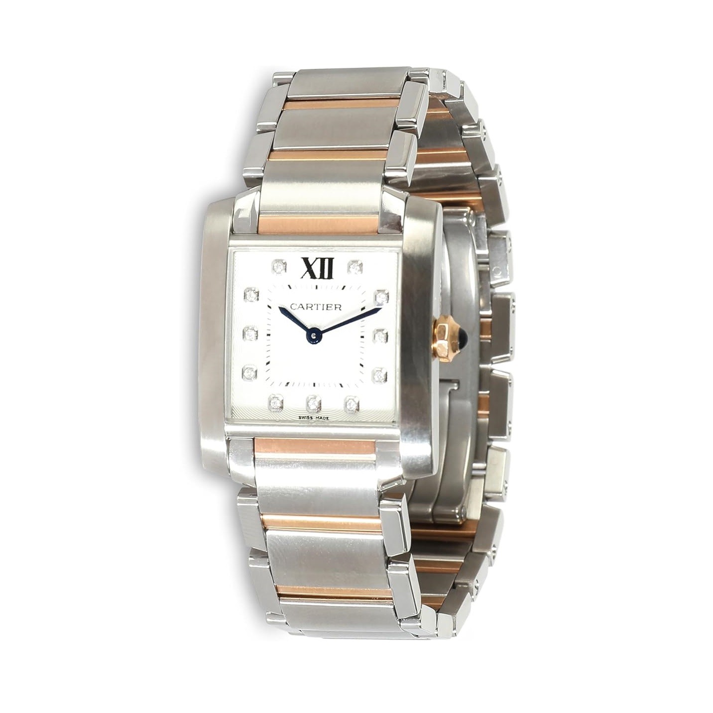 CARTIER Pre-Loved, Tank, Tank Francaise de Cartier, 7.00, Stainless Steel.