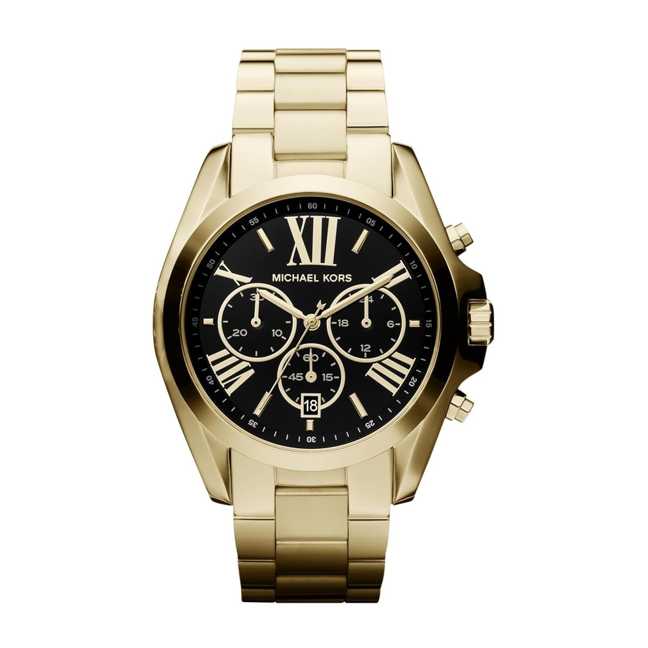 Michael Kors Bradshaw Chronograph Gold-Tone Stainless Steel Women's Watch (Model: MK5739)
