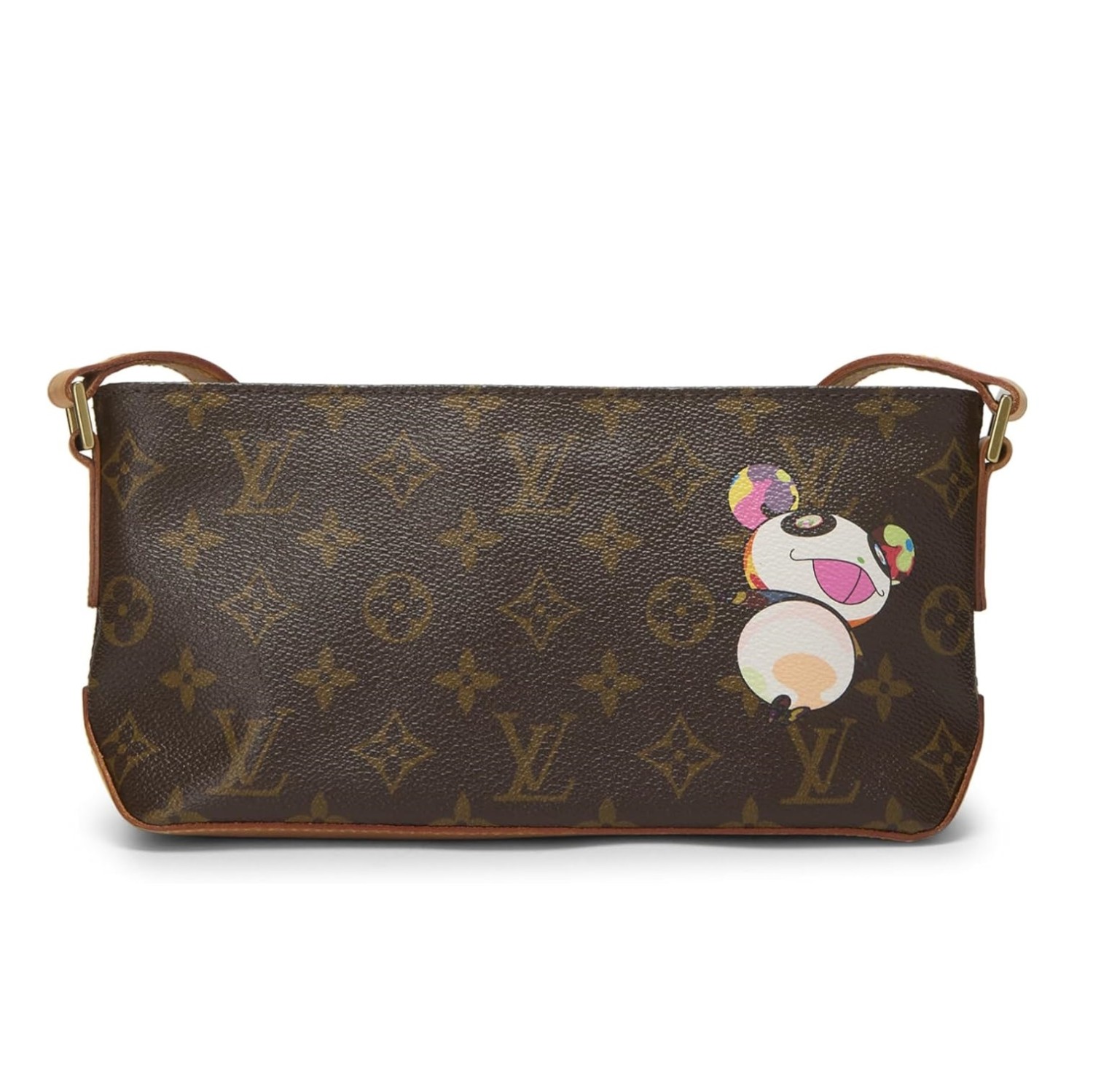 Louis Vuitton Pre-Loved Takashi Murakami x Louis Vuitton Monogram Canvas Panda Trotteur, Brown