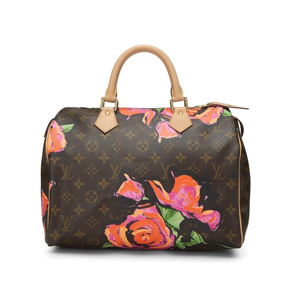 Louis Vuitton Pre-Loved Stephen Sprouse x Louis Vuitton Monogram Roses Speedy 30, Brown