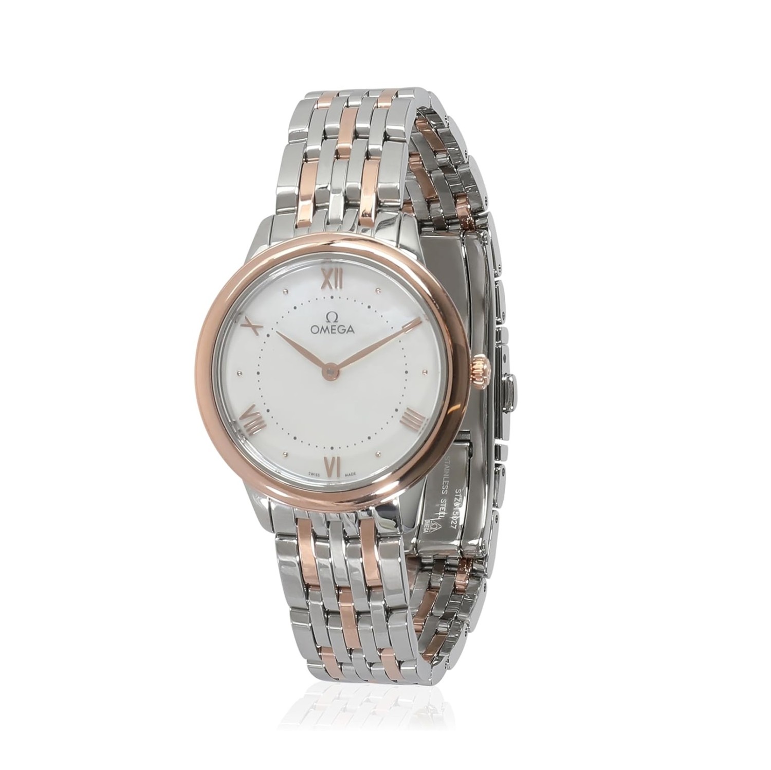 Omega Pre-Loved DeVille Prestige Watch, 6.50, 18KR+SS