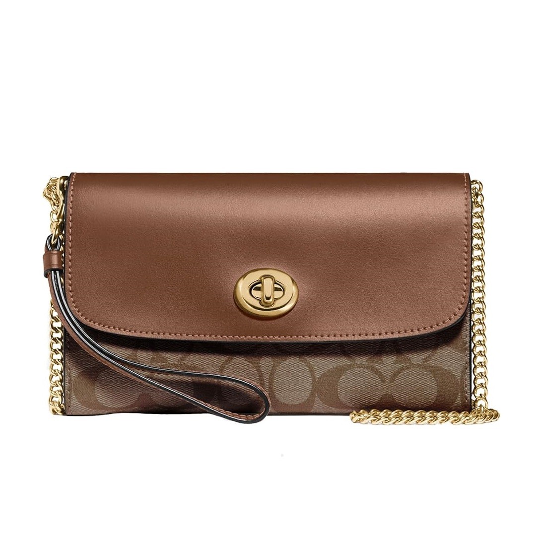 Coach Women's Signature Chain Crossbody Bag