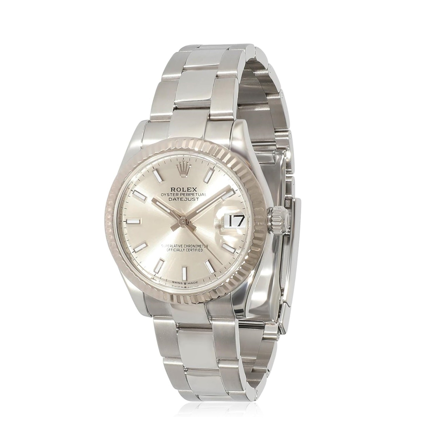 Rolex Pre-Loved Oyster Perpetual Datejust Watch, 6.50, 18KW+SS