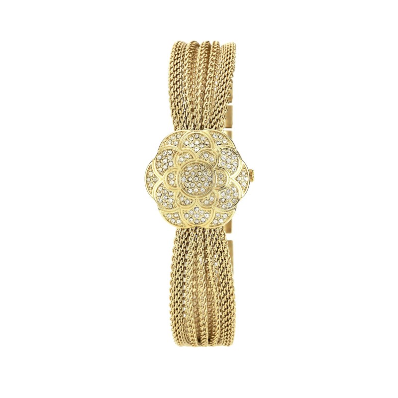 Anne Klein Women's AK/1046CHCV Premium Crystal-Accented Watch