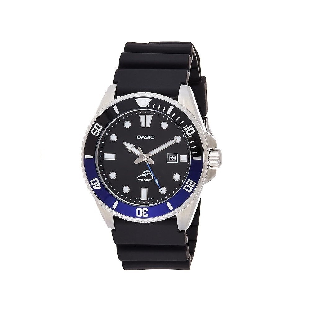 Casio MDV106 Series | Unisex Analog Watch | 200M WR | Stainless Steel Case | Resin Band | 2 Hand Analog (HR, Min, SEC) | Date Display | Screw Down Crown/Screw Down Caseback | 3 Year Battery