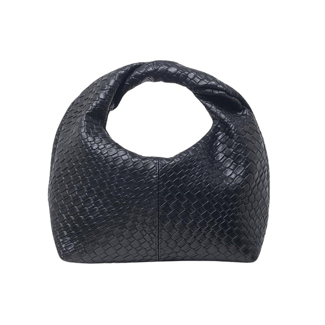 Verdusa Women's Ruched Hobo Mini Handbag Clutch Purse Dumpling Pouch Bag