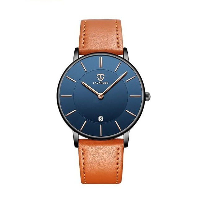 BEN NEVIS Watch, Mens Watch, Minimalist Fashion Simple Wrist Watch Analog Date with Leather Strap