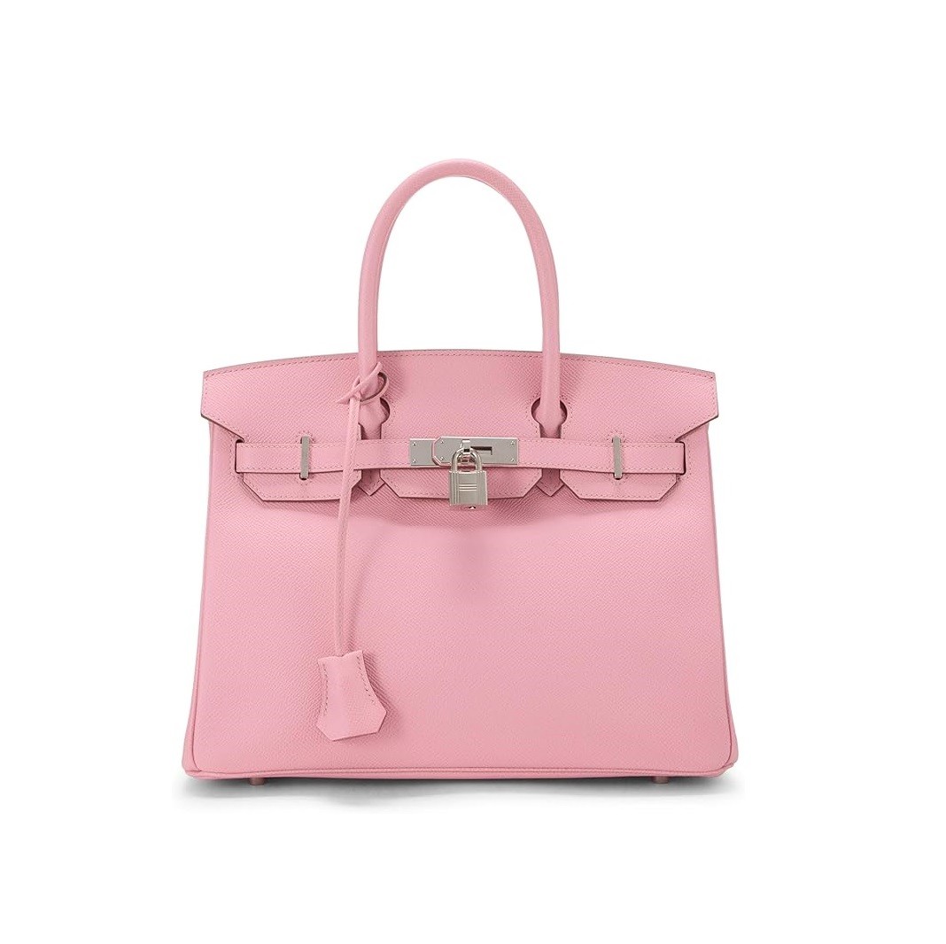 Hermes Hermès, Pre-Loved Rose Confetti Epsom Birkin 30, Rose Confetti