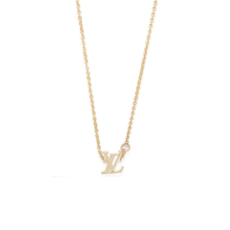 Louis Vuitton Pre-Loved Idylle Blossom Necklace, 16 in, Yellow Gold