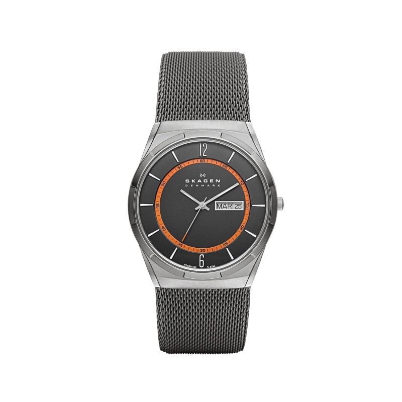 Skagen Men's Sundby Quartz Analog Stainless Steel and Mesh Watch