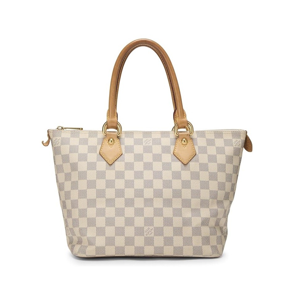 Louis Vuitton Pre-Loved Damier Azur Saleya PM, White