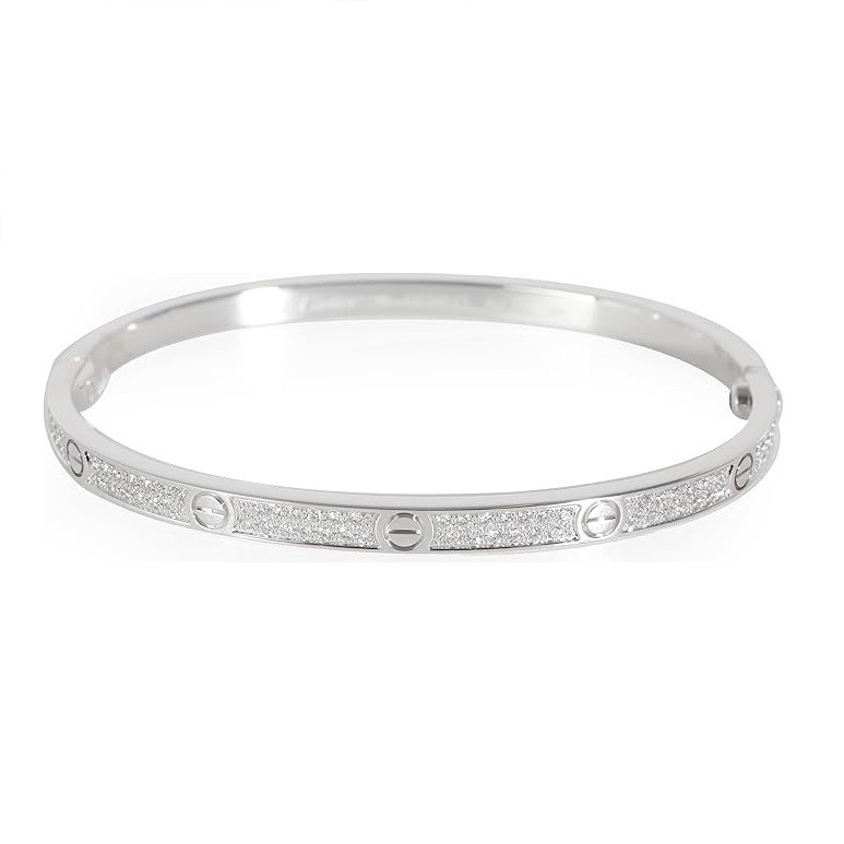 CARTIER Pre-Loved, Love Bracelet in 18k White Gold 16 cm