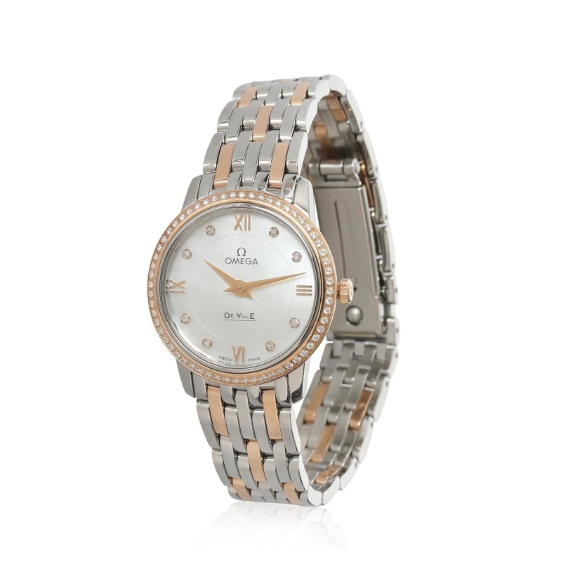 Omega Pre-Loved DeVille Prestige Watch, 6.50, 18KR+SS