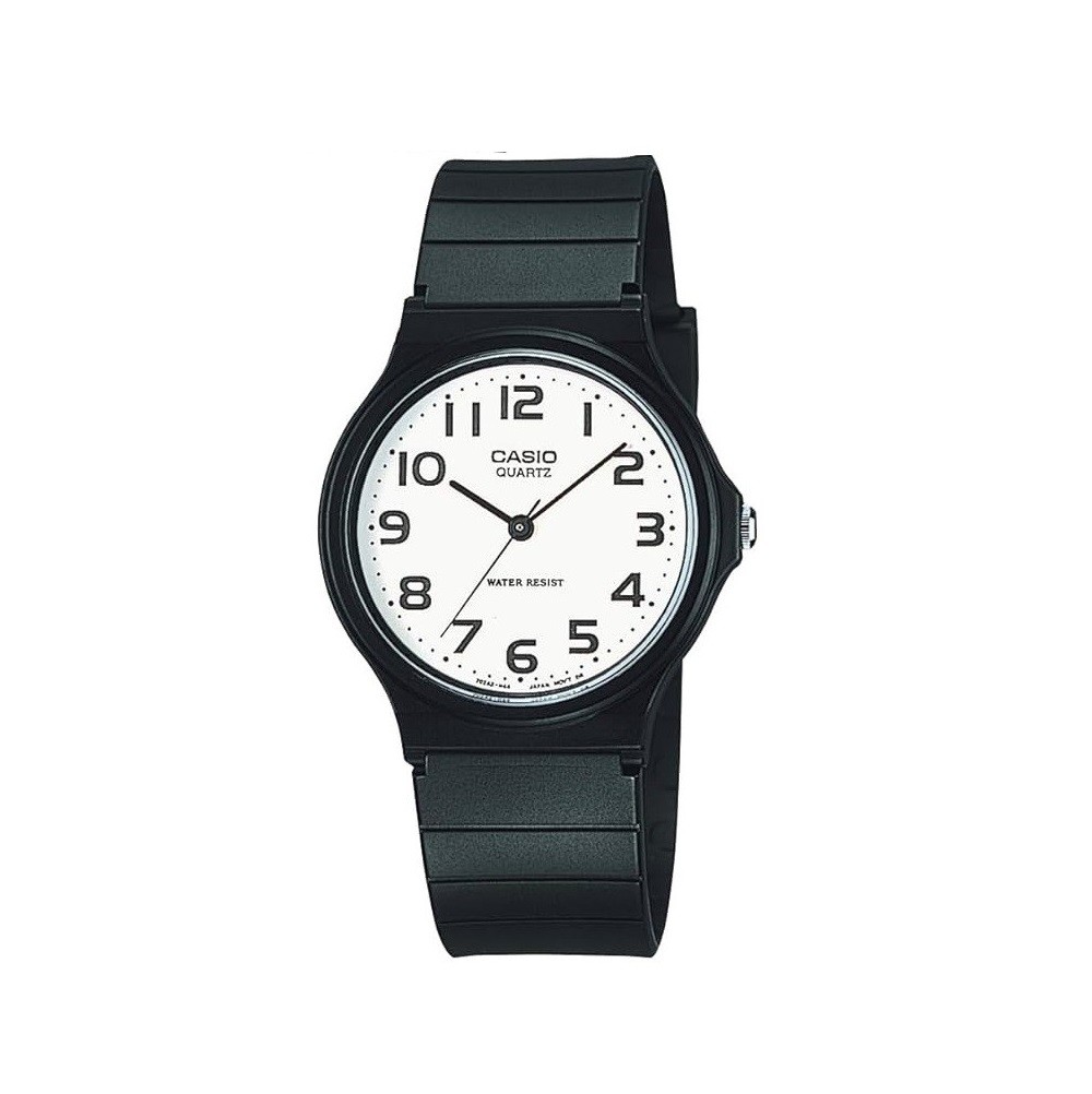 Casio MQ24 Series | Quartz Analog Watch for Men | Water Resistant | Resin Case | Resin Band | Resin Glass | Three Hand Analog (HR, Min, SEC) | Classic Design | 3 Year Battery