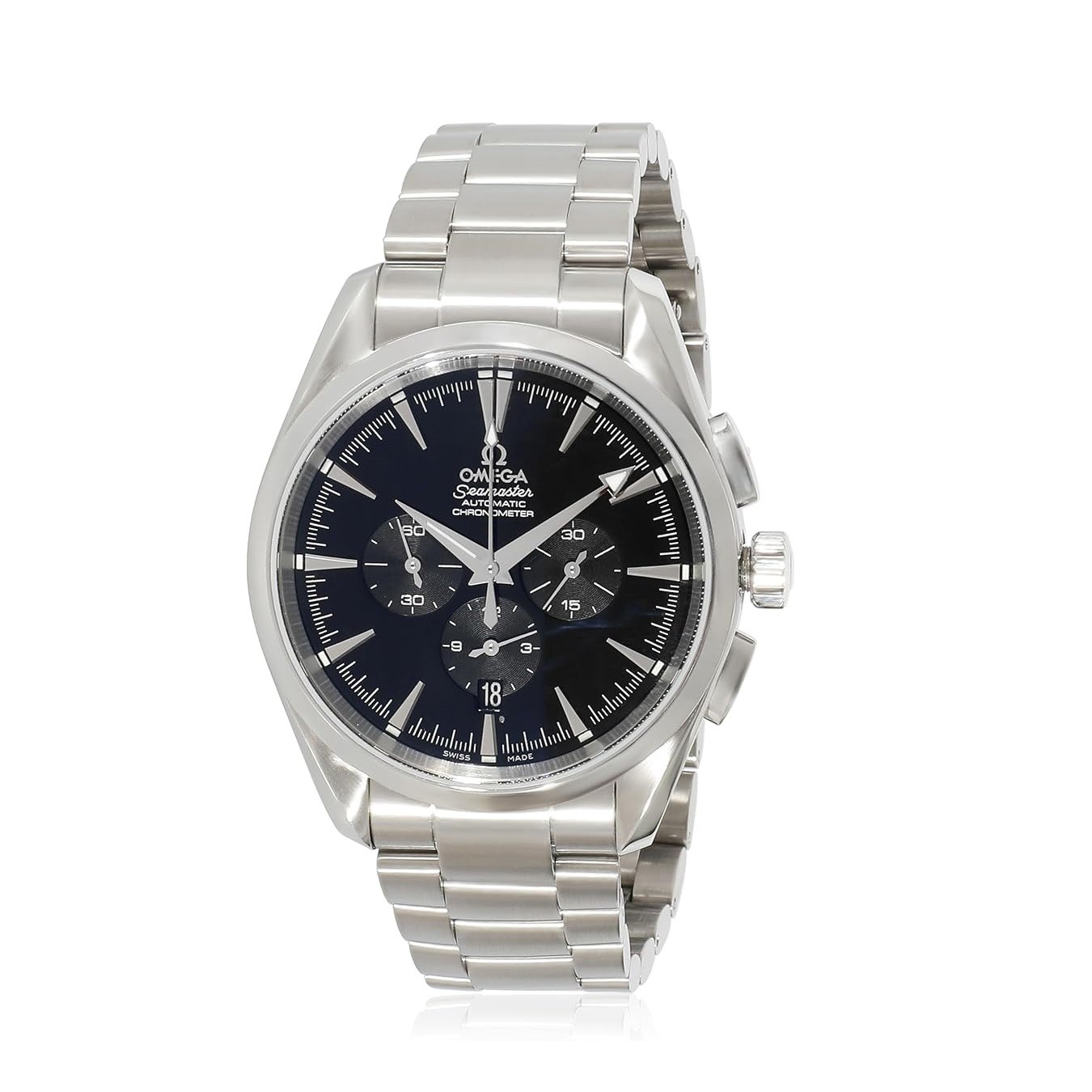 Omega Pre-Loved, Seamaster, Seamaster Aqua Terra, 7.75, Stainless Steel.