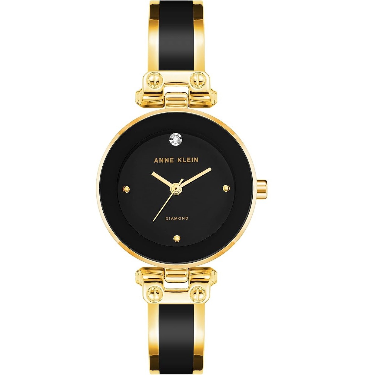 Anne Klein Women's Genuine Diamond Dial Bangle Watch