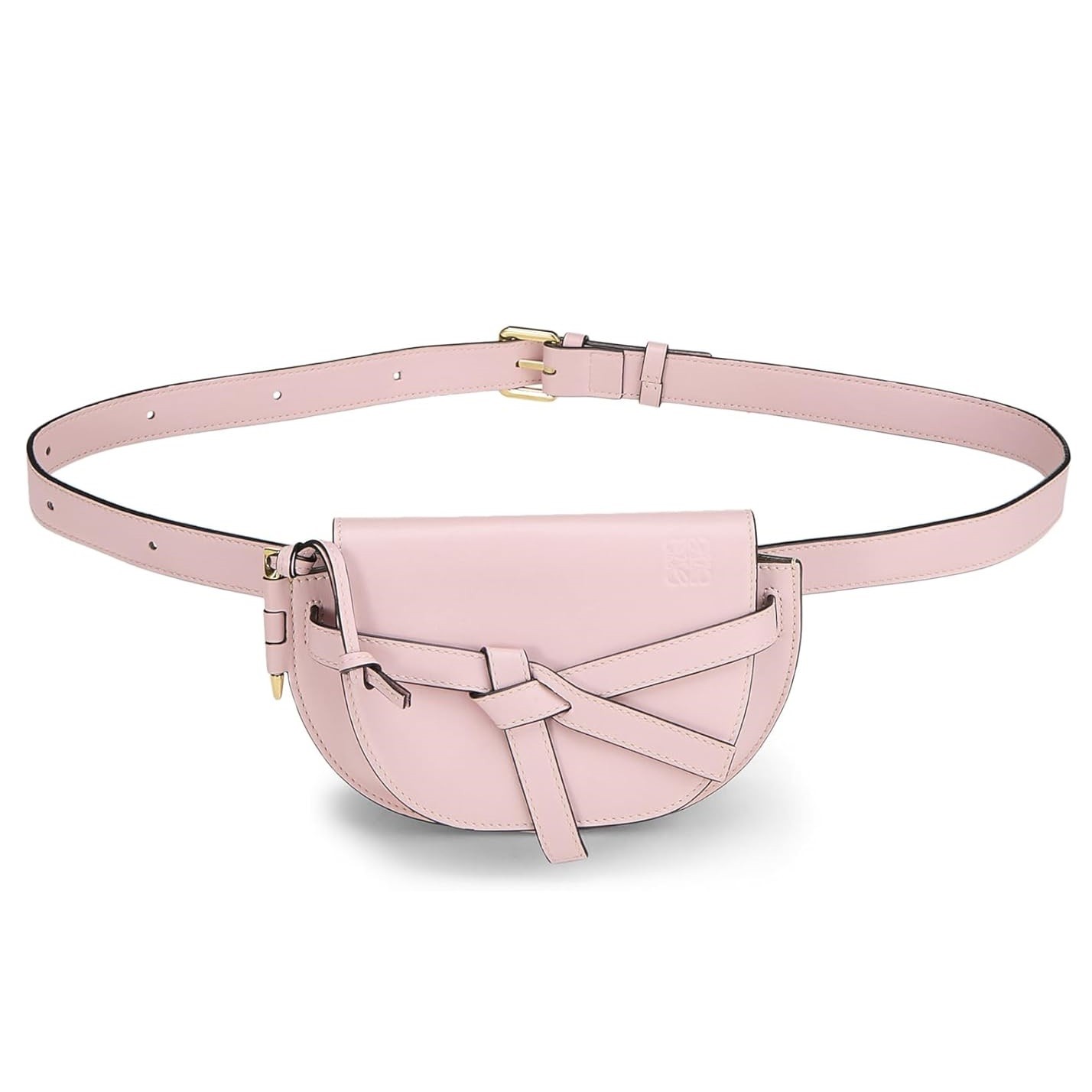 LOEWE Pre-Loved Pink Calfskin Gate Belt Bag Mini, Pink