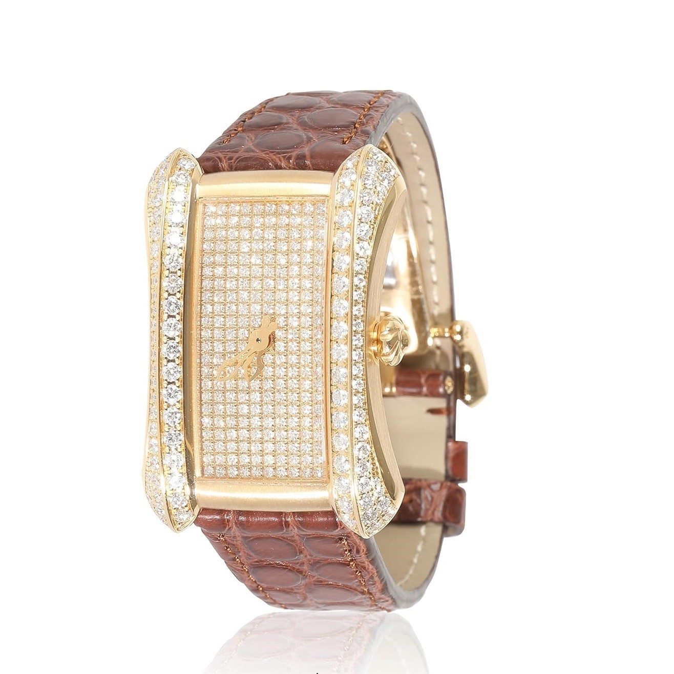 Carl F. Bucherer Pre-Owned Alacria Queen, 6.50, 18K Yellow Gold.